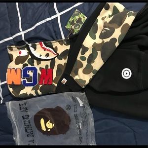 Bape full zip jacket, tags worn once, medium